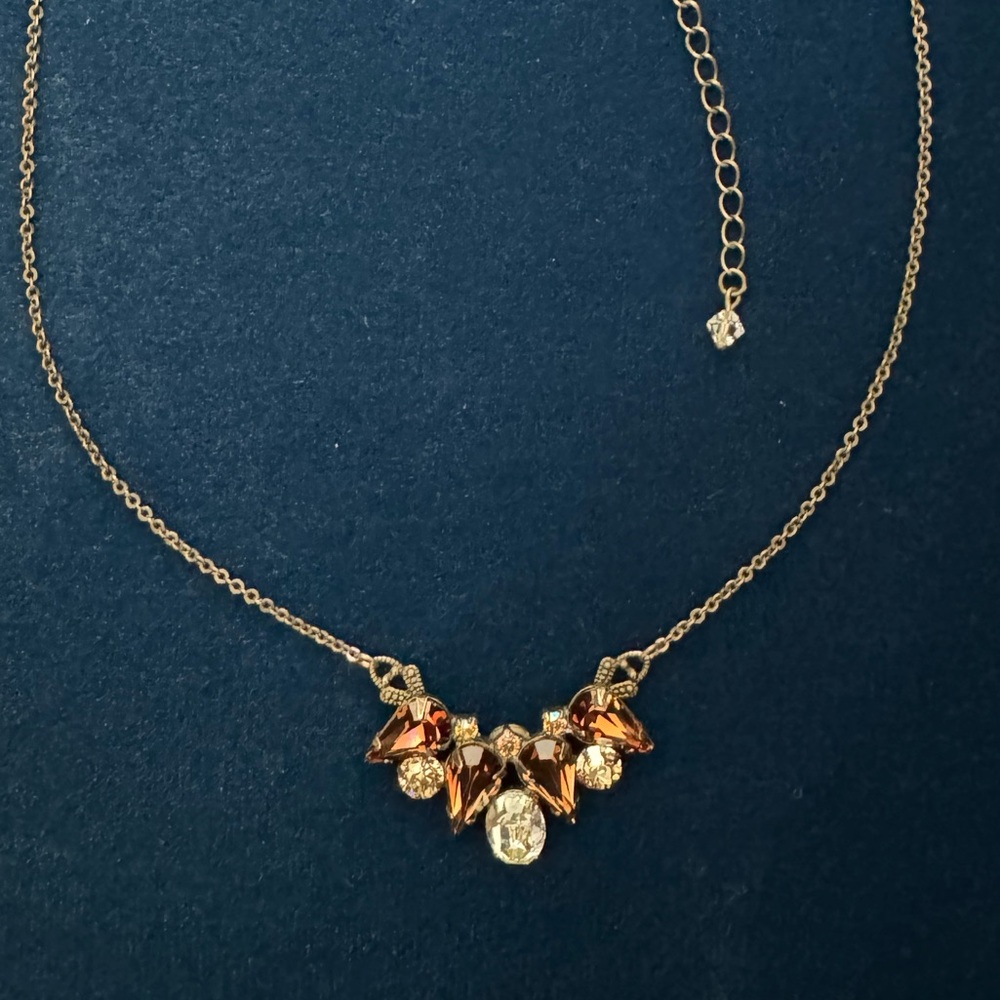 Vintage Sorrelli Brown Stone Necklace